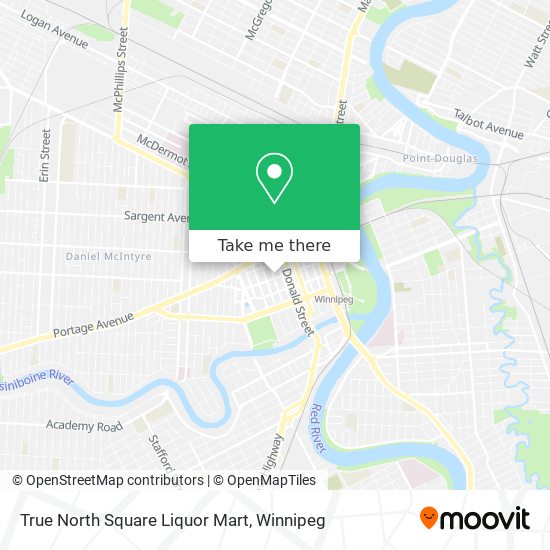 True North Square Liquor Mart map