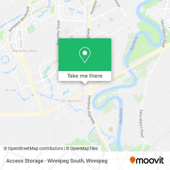 Access Storage - Winnipeg South plan