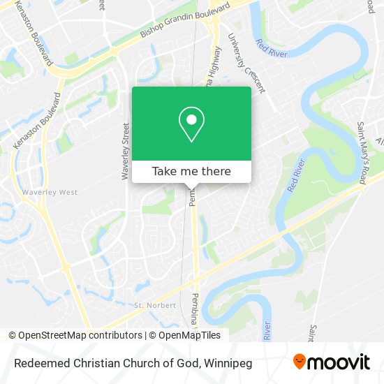 Redeemed Christian Church of God map