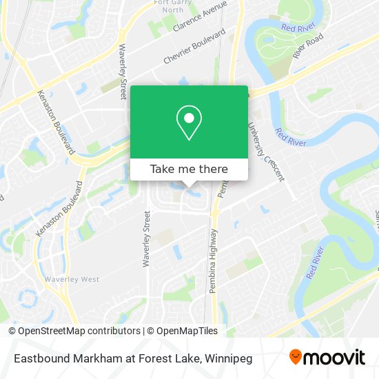 Eastbound Markham at Forest Lake plan