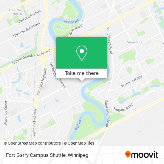 Fort Garry Campus Shuttle plan