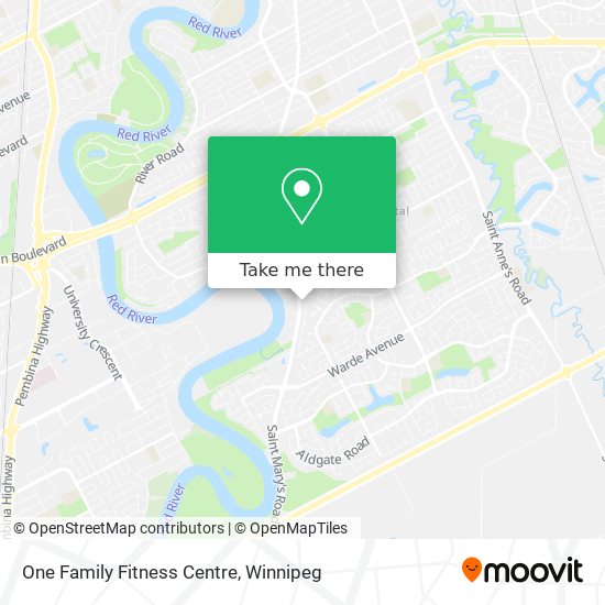 One Family Fitness Centre map