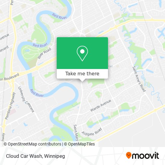 Cloud Car Wash map