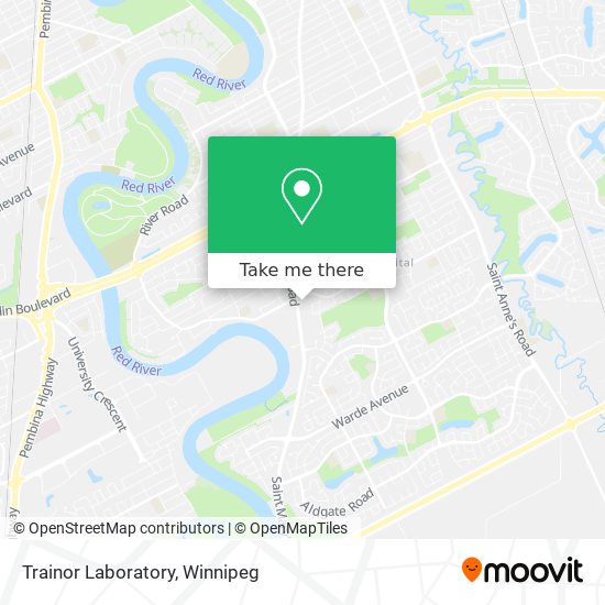 Trainor Laboratory map