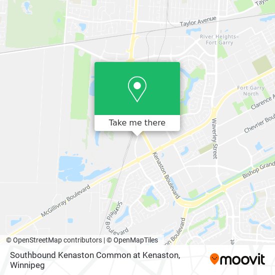 Southbound Kenaston Common at Kenaston map