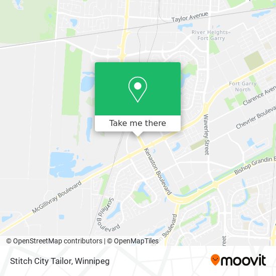 Stitch City Tailor map