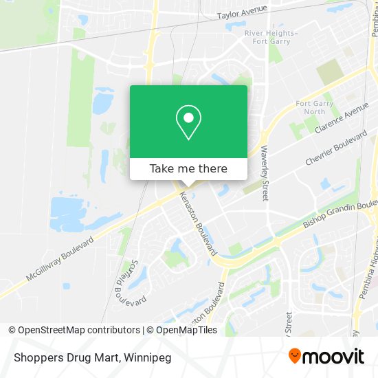 Shoppers Drug Mart map