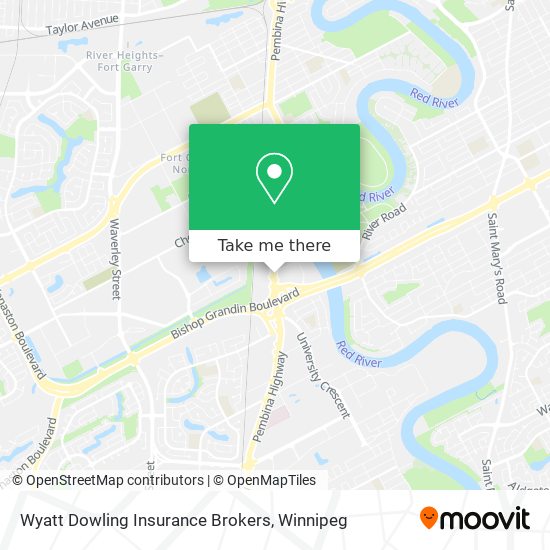 Wyatt Dowling Insurance Brokers map