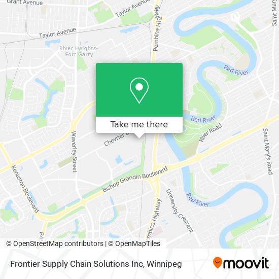 Frontier Supply Chain Solutions Inc map