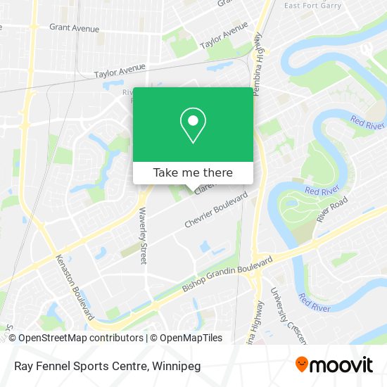 Ray Fennel Sports Centre map