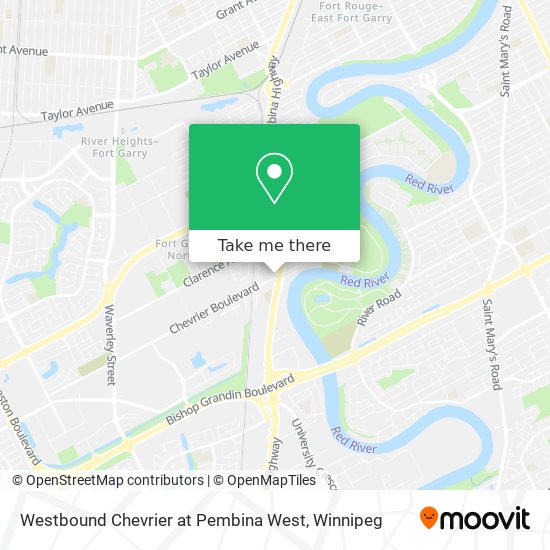 Westbound Chevrier at Pembina West plan