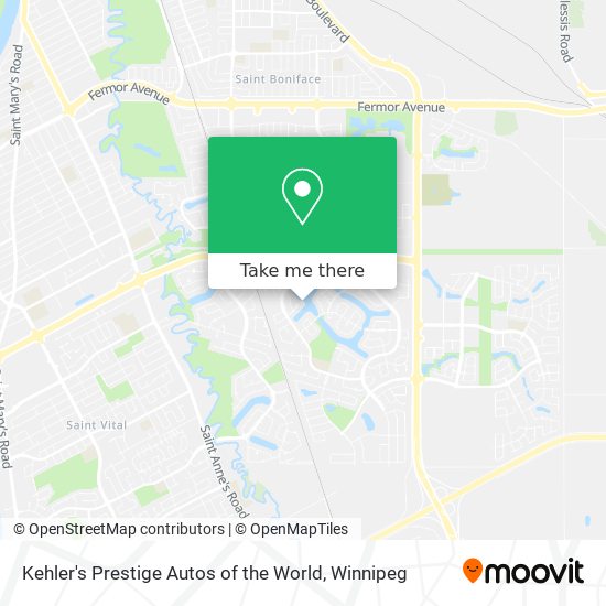 Kehler's Prestige Autos of the World map