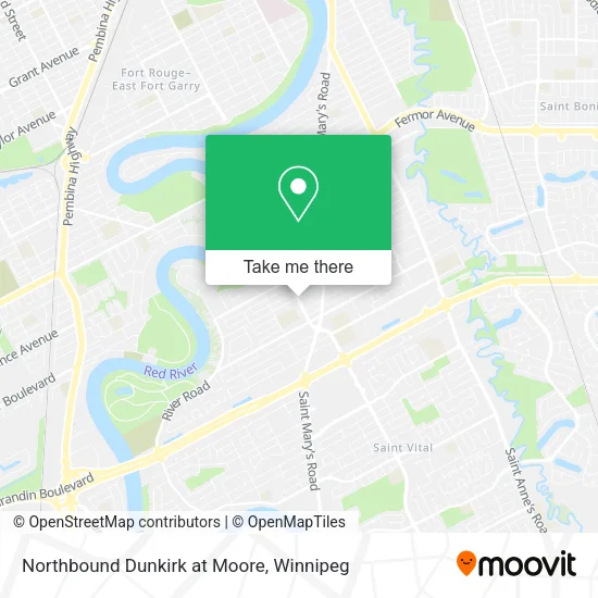 Northbound Dunkirk at Moore plan