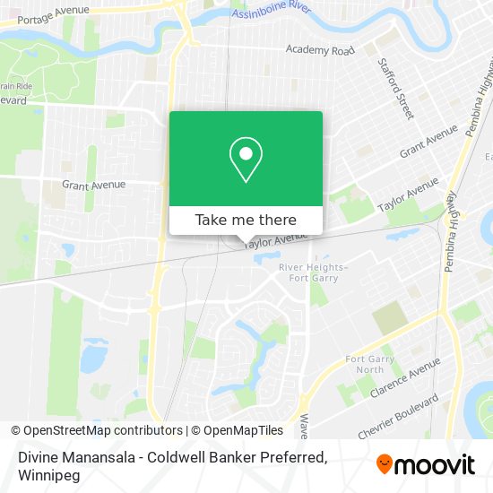 Divine Manansala - Coldwell Banker Preferred map