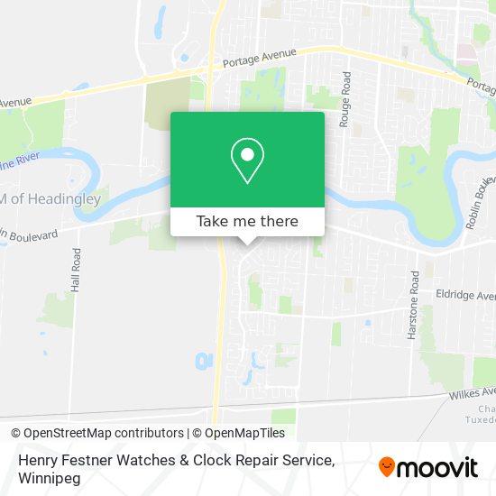 Henry Festner Watches & Clock Repair Service map