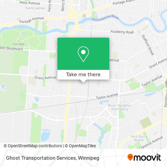 Ghost Transportation Services map