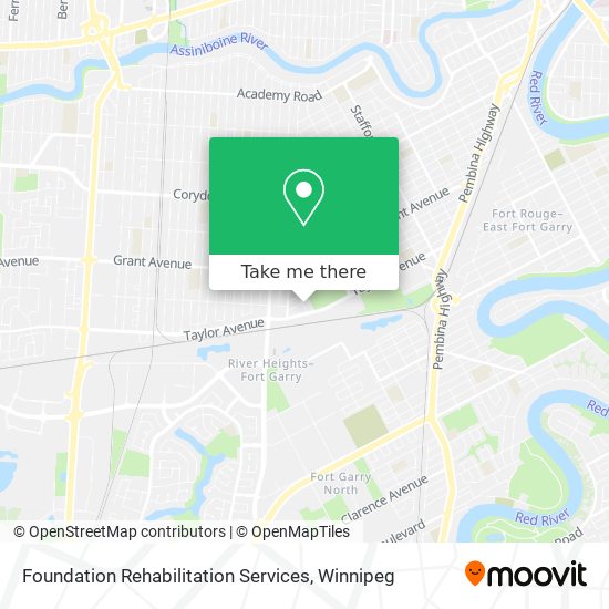 Foundation Rehabilitation Services map