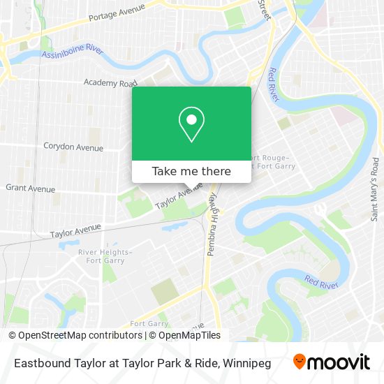 Eastbound Taylor at Taylor Park & Ride plan