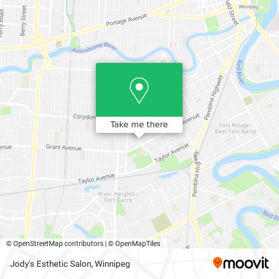 Jody's Esthetic Salon map