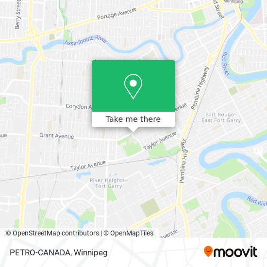 PETRO-CANADA map