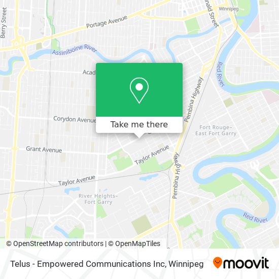 Telus - Empowered Communications Inc map