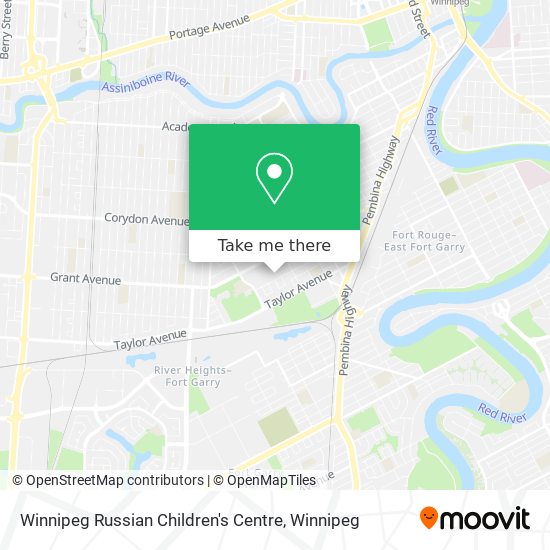 Winnipeg Russian Children's Centre map