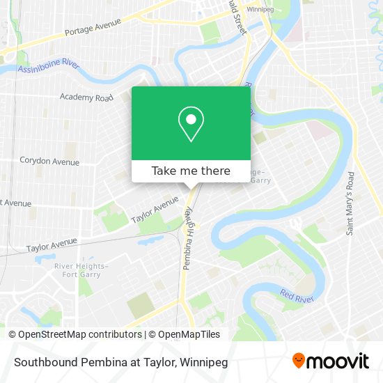 Southbound Pembina at Taylor plan
