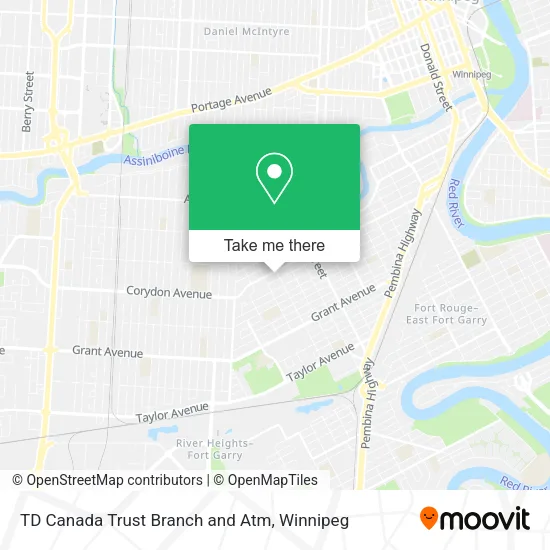 TD Canada Trust Branch and Atm map