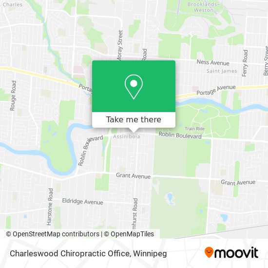 Charleswood Chiropractic Office plan