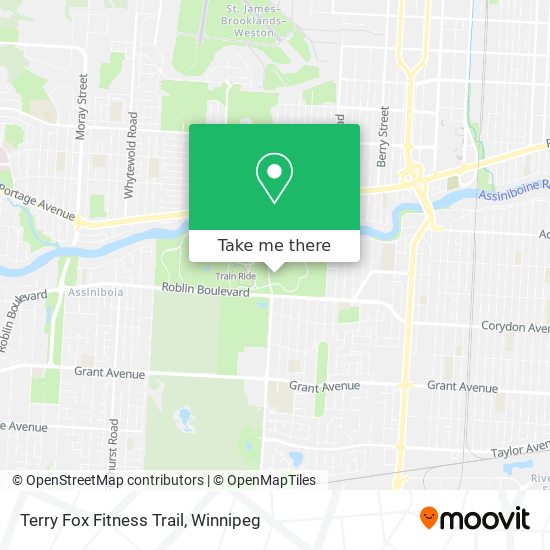 Terry Fox Fitness Trail map