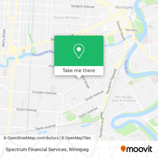 Spectrum Financial Services map