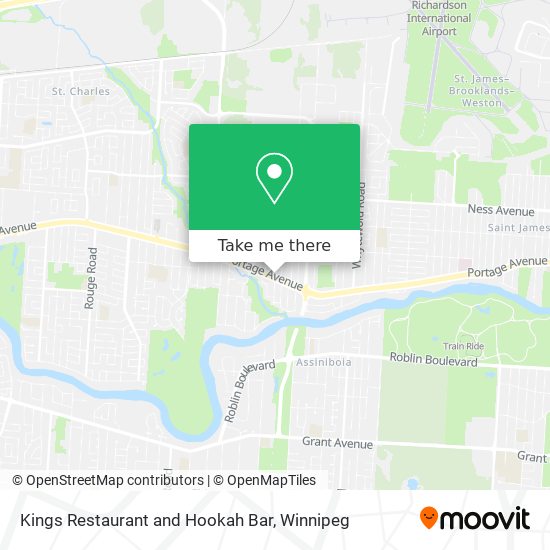 Kings Restaurant and Hookah Bar map