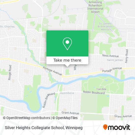 Silver Heights Collegiate School map