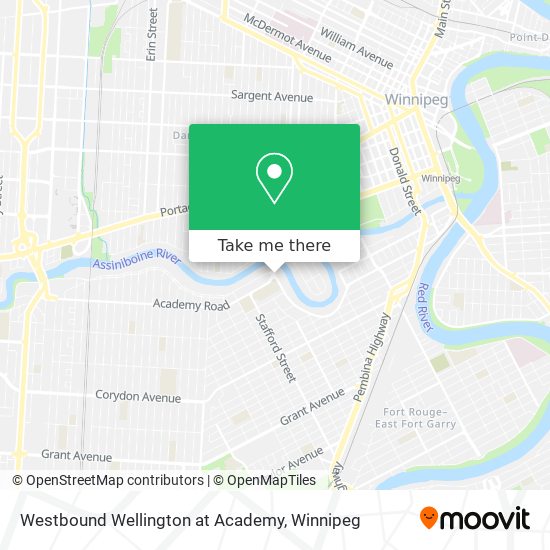 Westbound Wellington at Academy plan