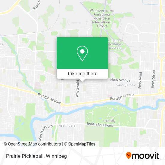 Prairie Pickleball map