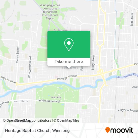 Heritage Baptist Church map