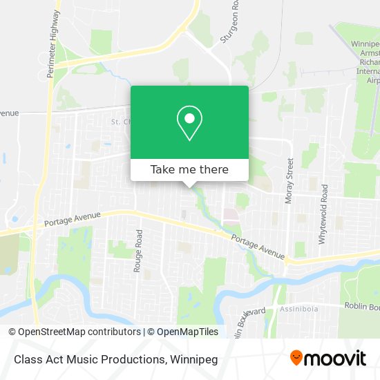 Class Act Music Productions map