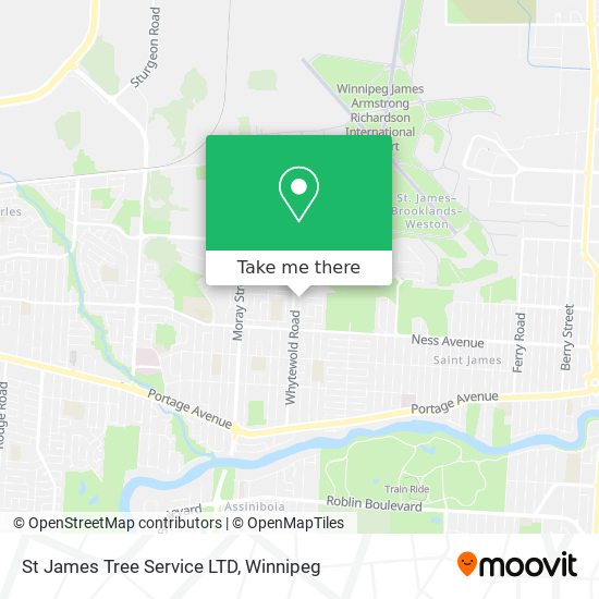 St James Tree Service LTD map