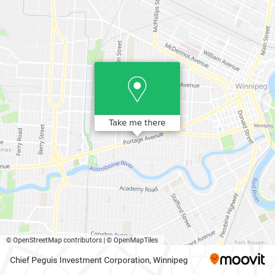 Chief Peguis Investment Corporation map