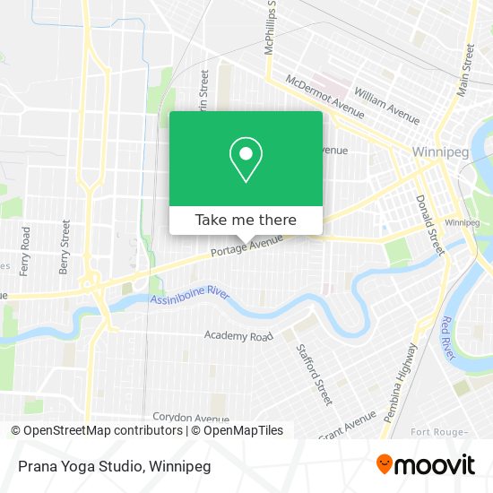 Prana Yoga Studio map