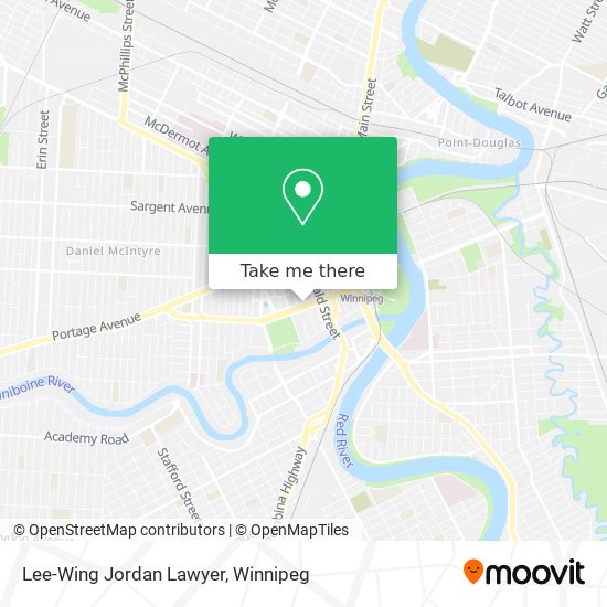 Lee-Wing Jordan Lawyer map