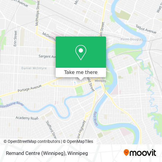 Remand Centre (Winnipeg) map