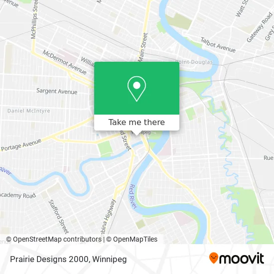 Prairie Designs 2000 map