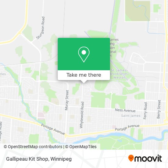 Gallipeau Kit Shop map