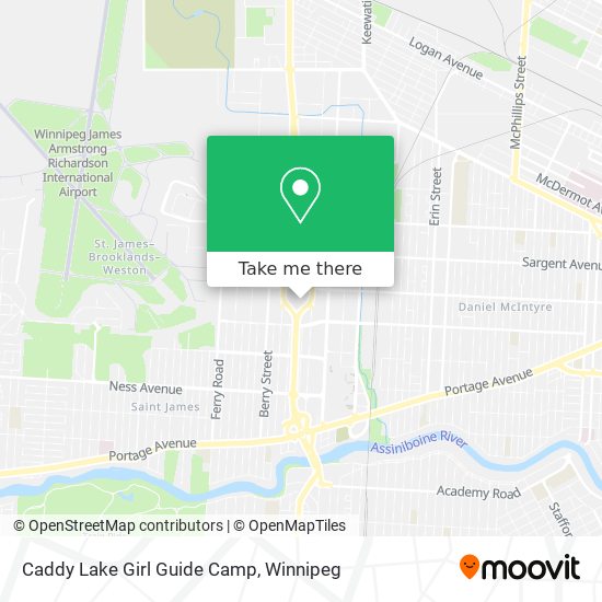 Caddy Lake Girl Guide Camp map