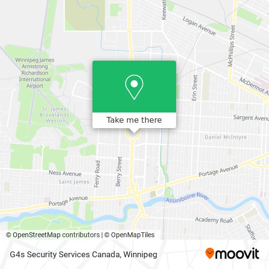 G4s Security Services Canada map