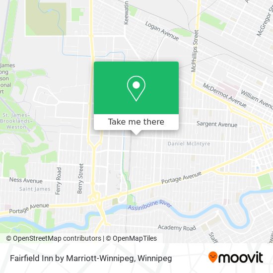 Fairfield Inn by Marriott-Winnipeg plan