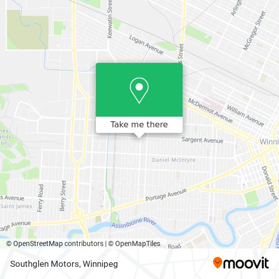 Southglen Motors map