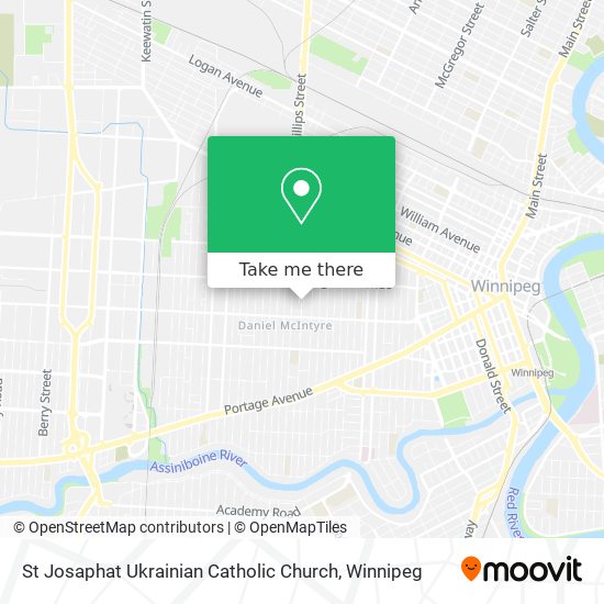 St Josaphat Ukrainian Catholic Church map