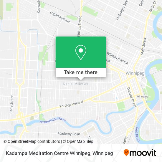 Kadampa Meditation Centre Winnipeg map